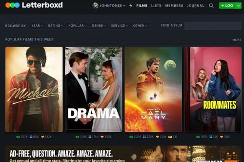 Letterboxd busca dueño, y nuestra experiencia con la "mierdificación" de las plataformas sugiere que quizás haya que preocuparse
