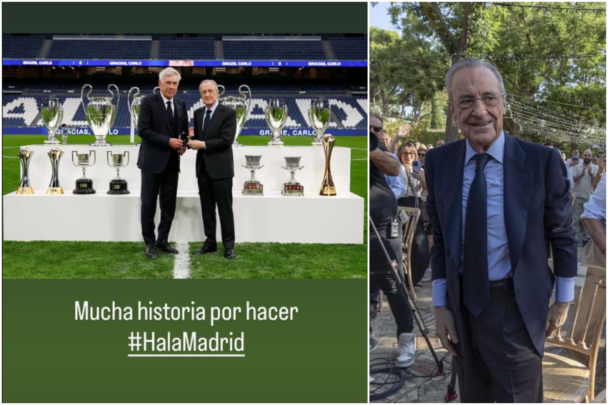 Ancelotti entra en la campaña presidencial del Real Madrid