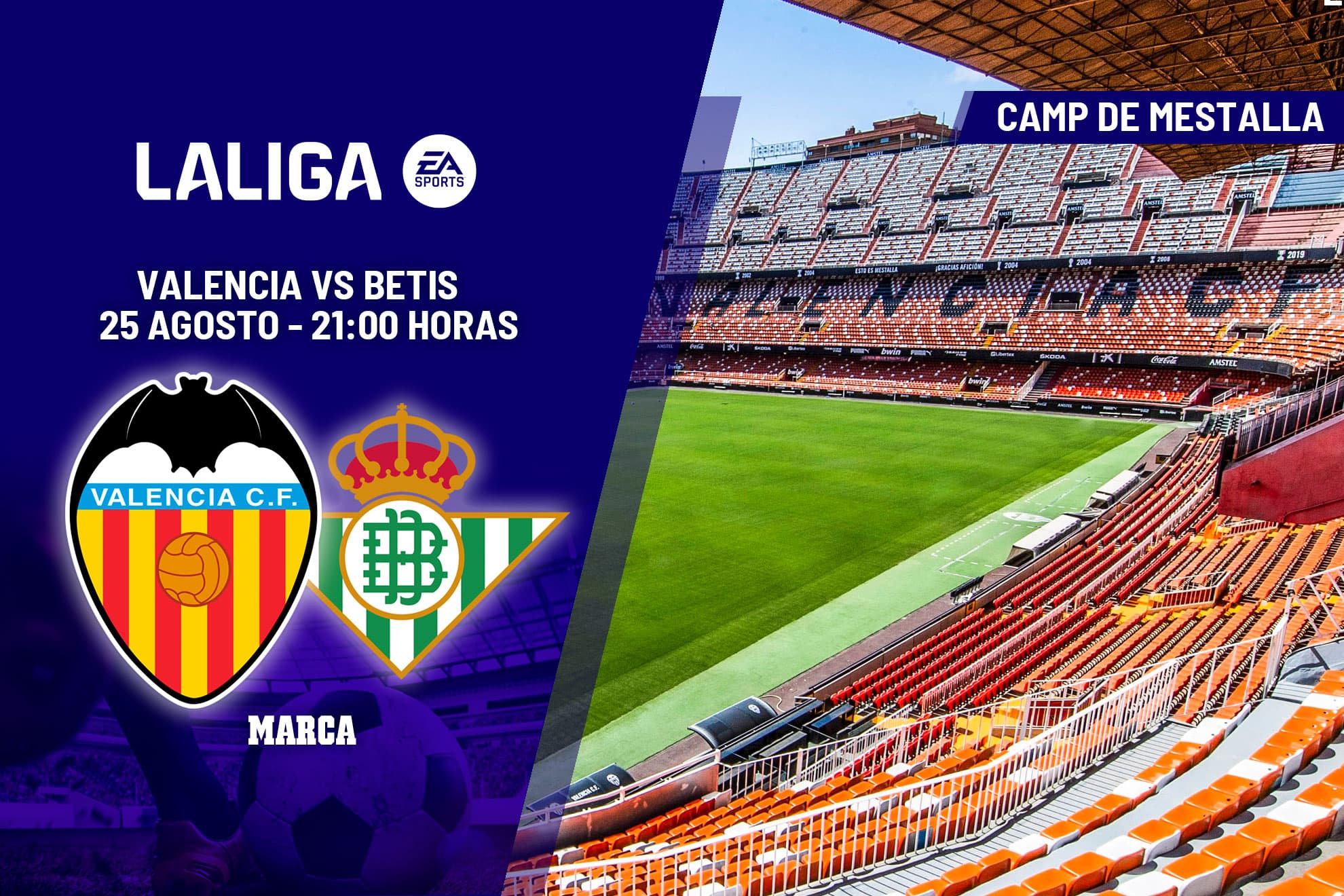 Valencia - Betis | Segunda prueba de nivel de hastío en Mestalla: previa, análisis, pronóstico y predicción