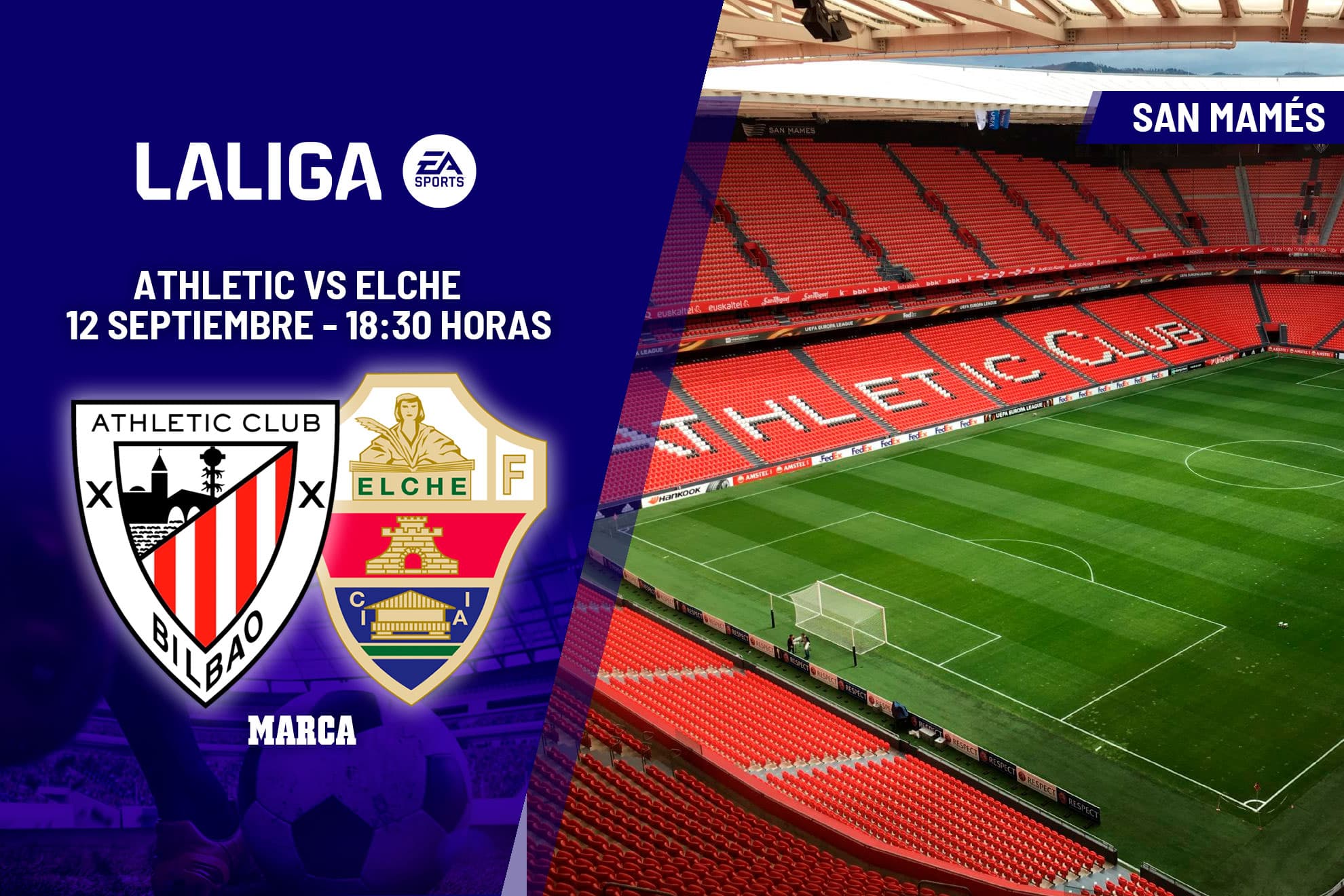 Athletic - Elche | La alegría vive en menos de 18 metros cuadrados: previa, análisis, pronóstico y predicción