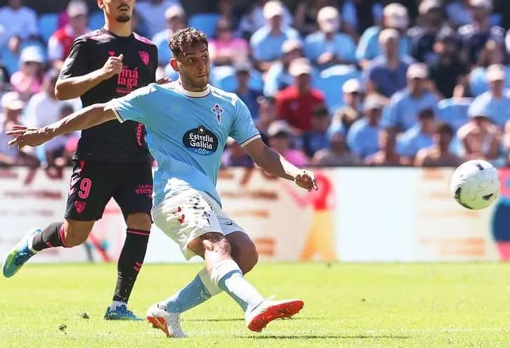 Sebastián Cáceres retorna a Vigo con problemas de pubis